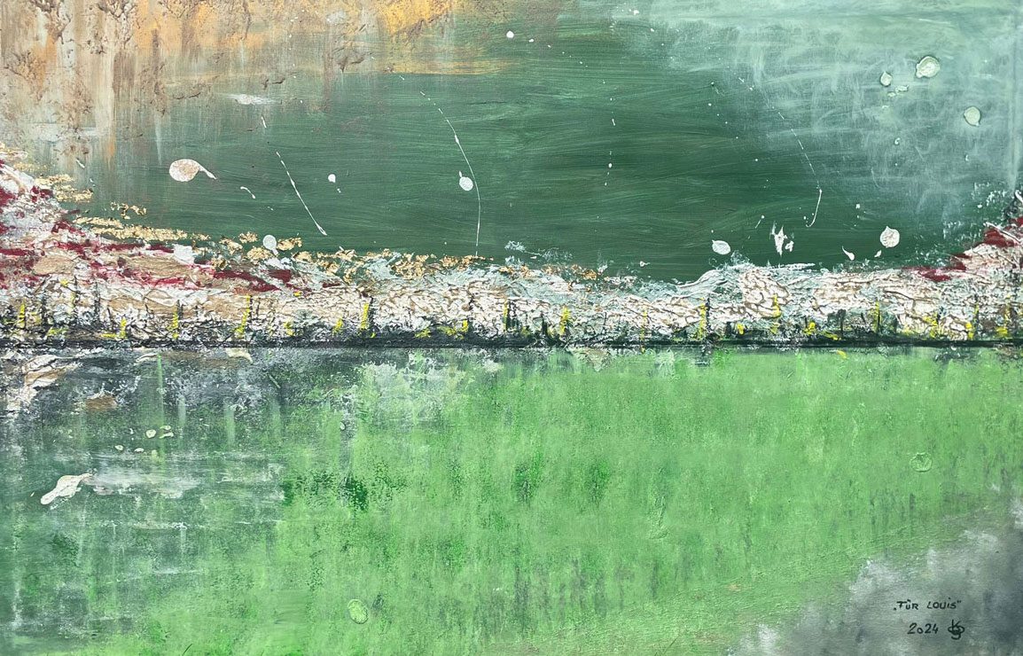 "Tokio" 2024, 150 x 200 cm, Acryl auf Leinwand